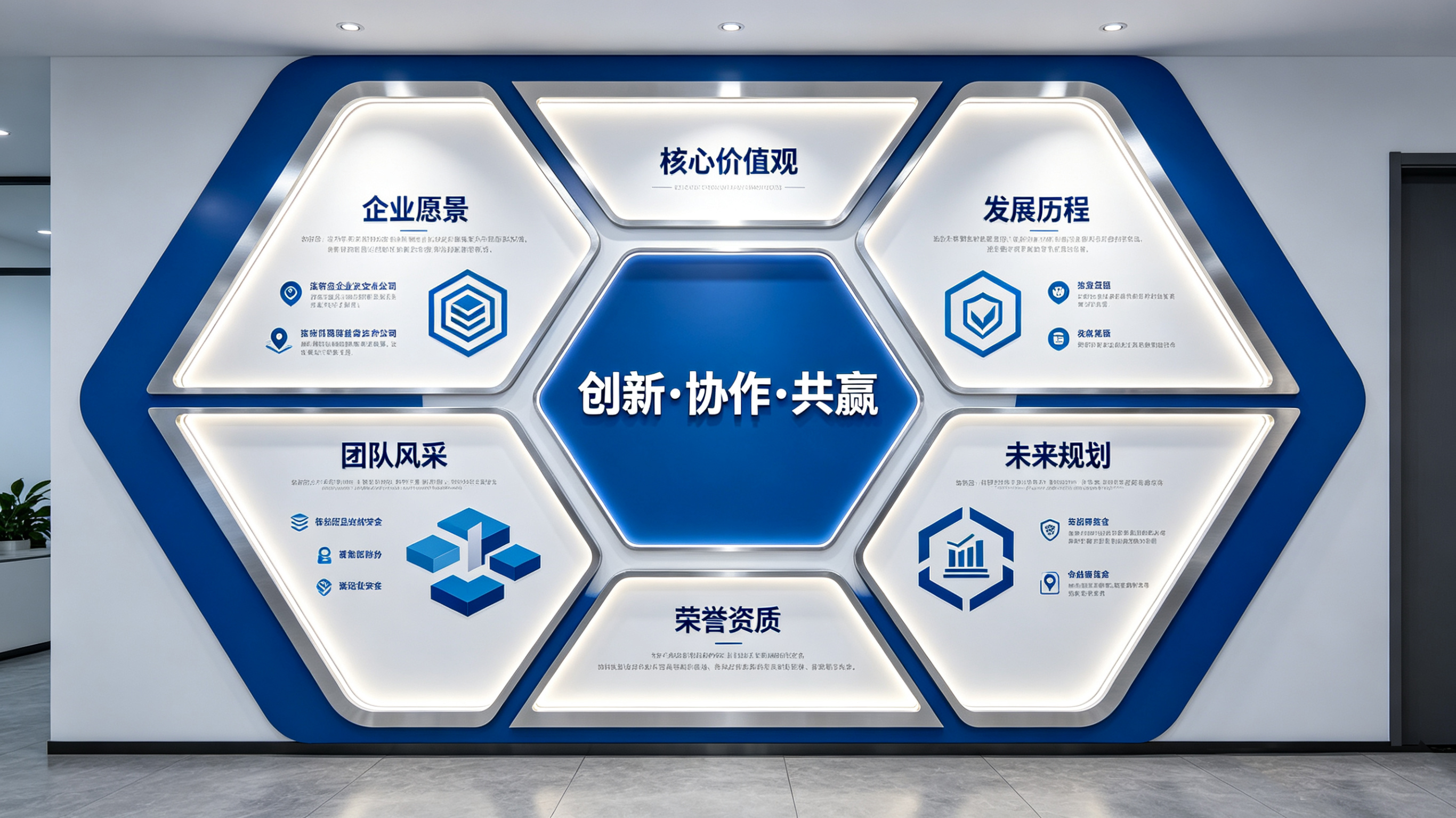 资源企业文化墙六边形避坑指南（新手常犯5个错误）